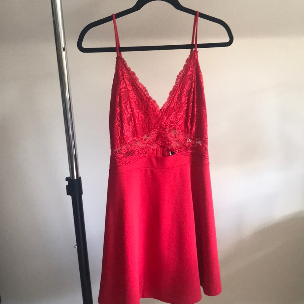 Red Lace Dress